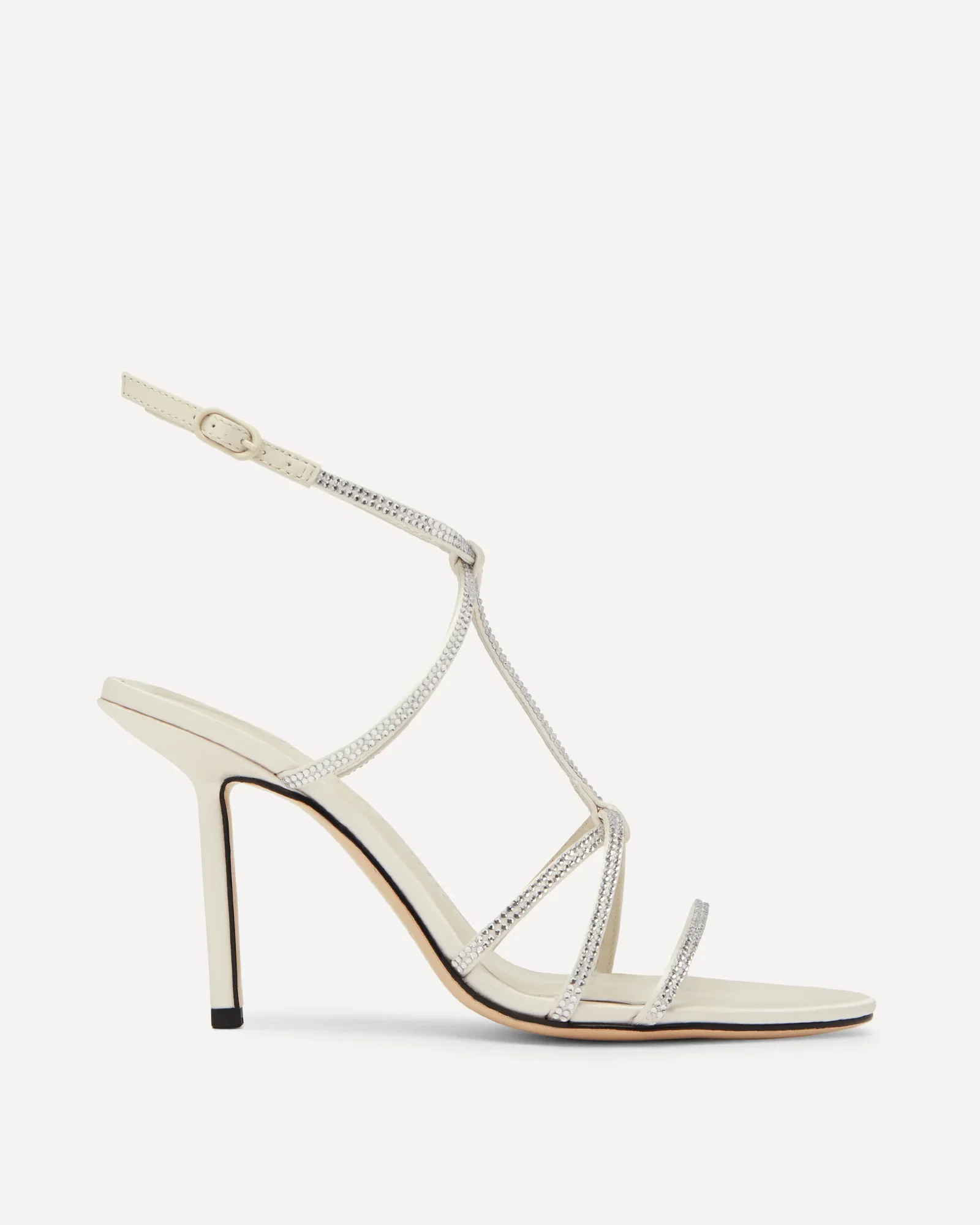 Image of Minuit 90 Sandal | Ivory Diamante