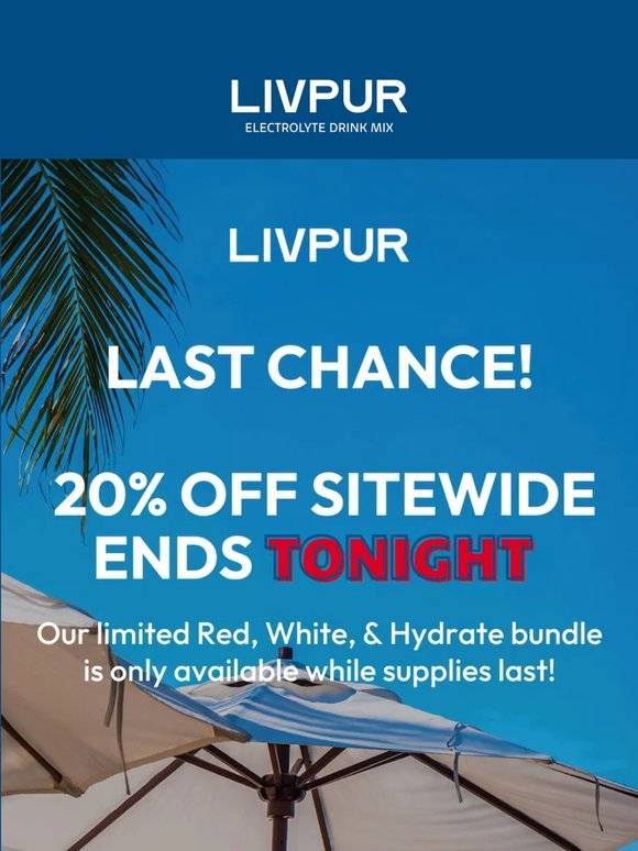 Last Chance: 20% OFF Ending Soon!