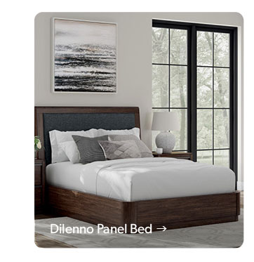 Featured Dilenno Panel Bed. Click to shop.