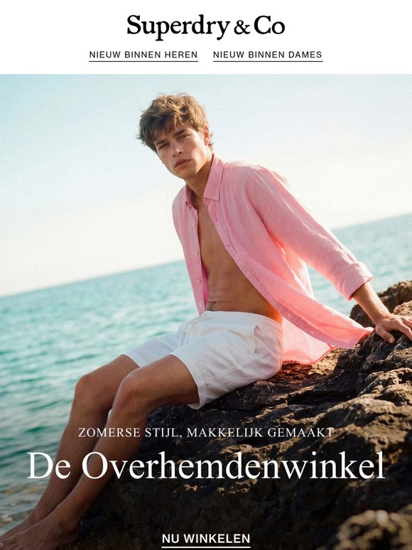 Klaar voor warm weer: zomeroverhemden
