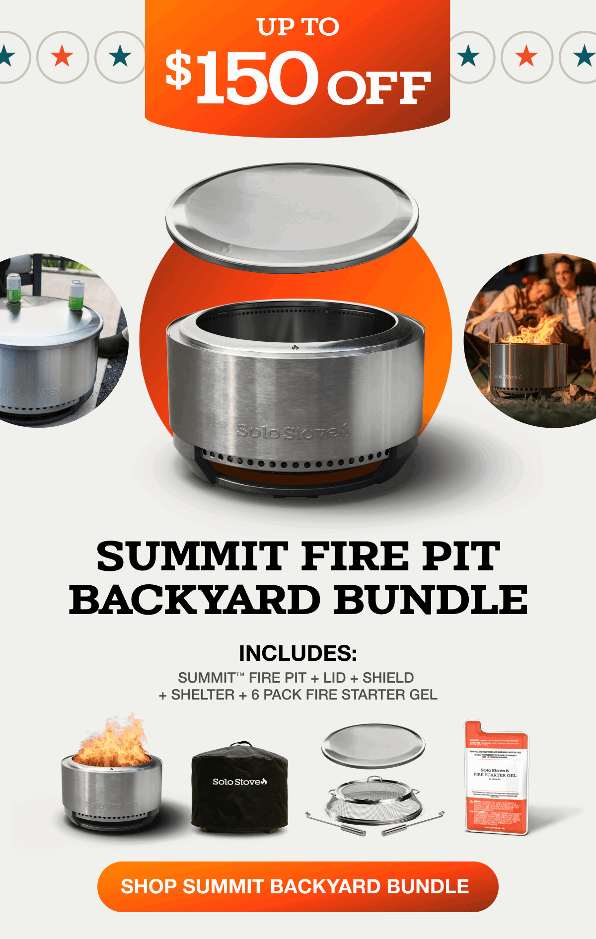 Summit 27 Fire Pit Backyard Bundle