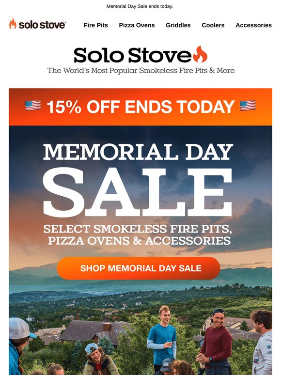 🔥 LAST CALL for 15% off Fire Pits, Pizza Oven, and More!