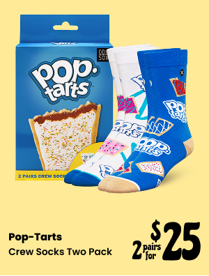 ODDMART Pop-Tarts Crew Sock 2 Pack