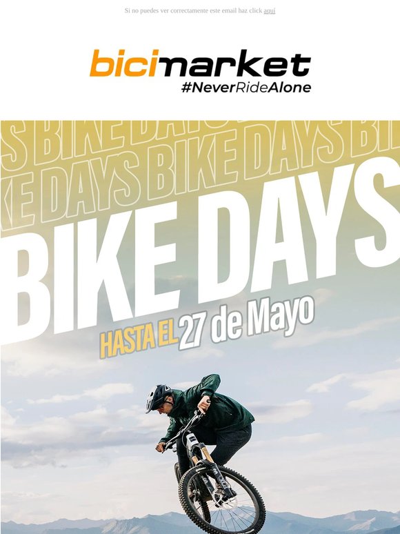 ⏳ TIC, TAC... ¡48 horas para el fin de los Bike Days!