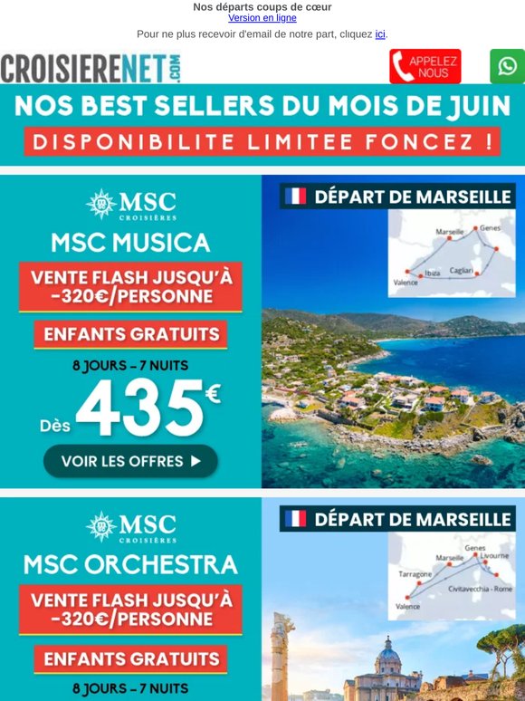 [Juin] Best-sellers et last minute !
