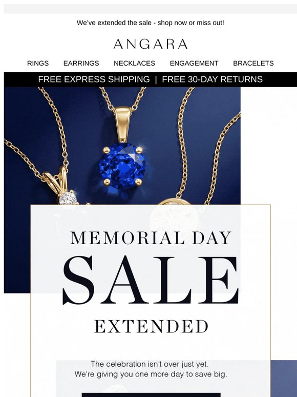 Good News 🎉 Memorial Day Sale Extended