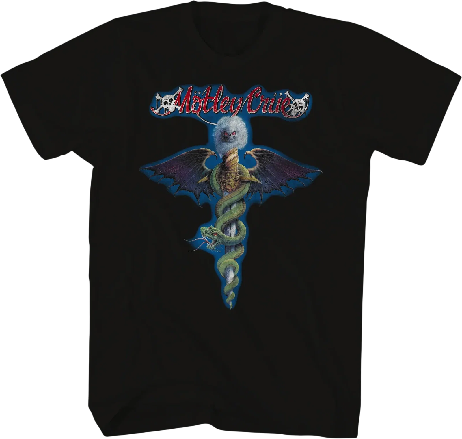 Retro Outline Dr. Feelgood Motley Crue T-Shirt