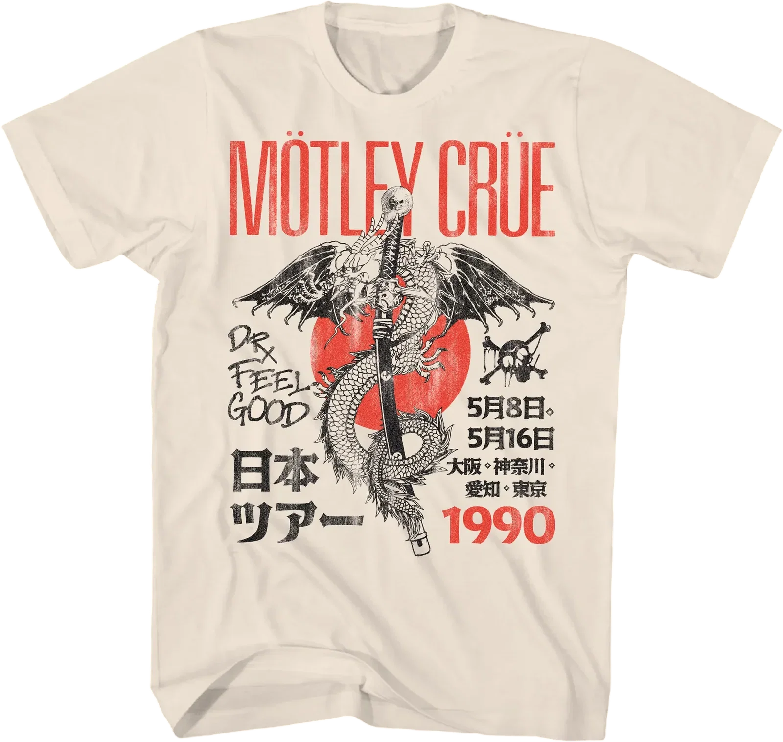 Kanji Dr. Feelgood Motley Crue T-Shirt