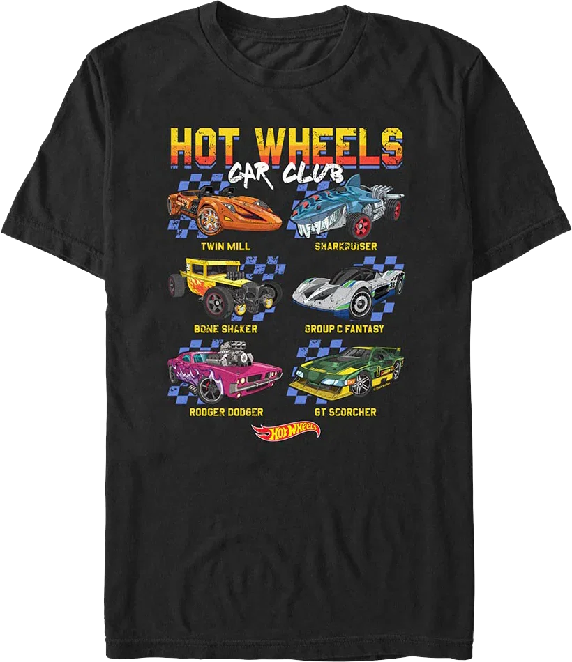 Car Club Hot Wheels T-Shirt