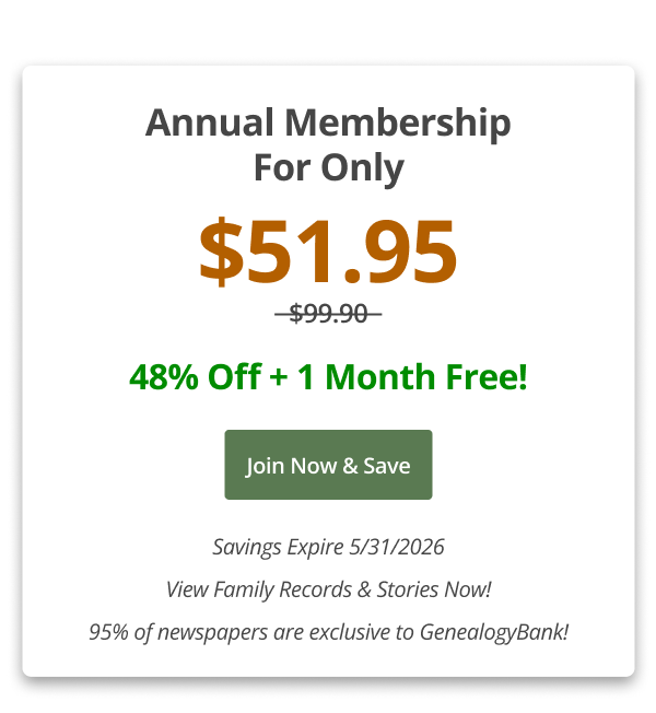 Annual Membership For Only $51.95