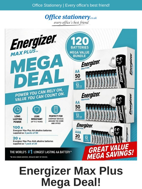 Get Powered Up with Energizer Batteries ⚡