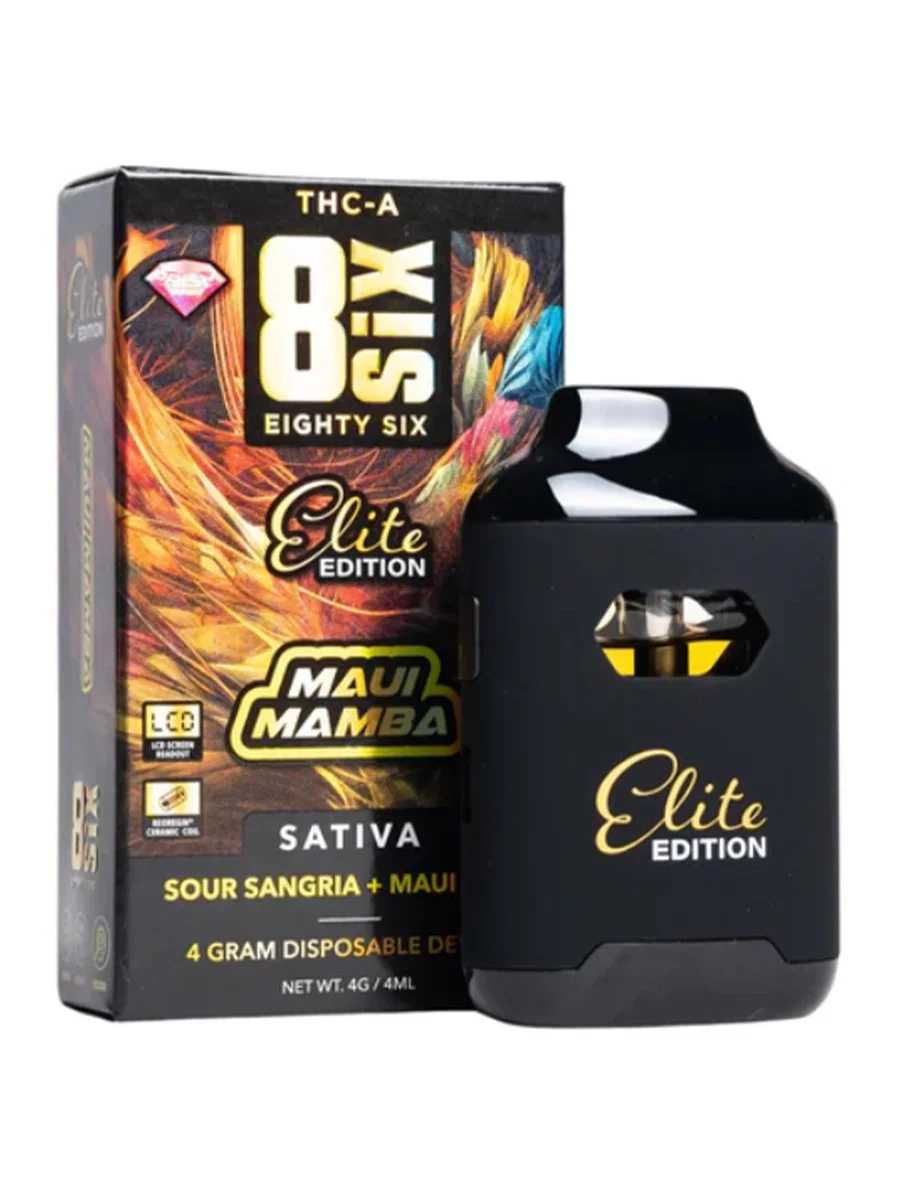 Image of Maui Mamba 8SIX Elite Edition THC A 4G Disposable