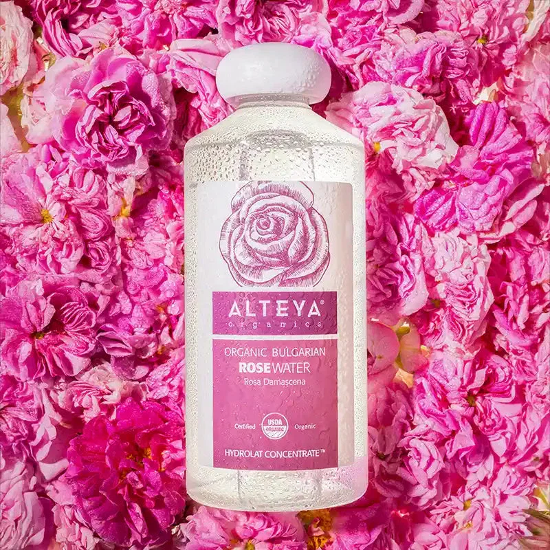 Organic bulgarian rose water