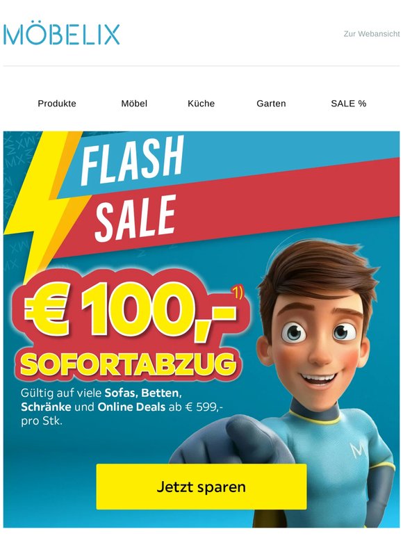 100€ Sofortabzug auf Wohnträume