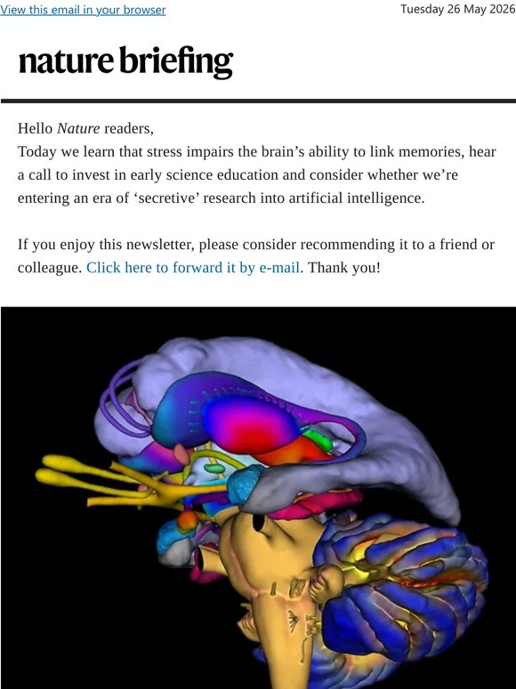 Stress stops the brain from joining the dots between memories