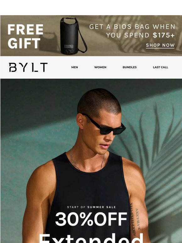 30% OFF Sale Extended, Just for You