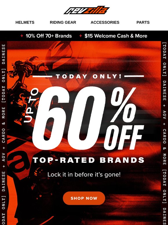 TODAY ONLY! Top Brands & Sick Deals