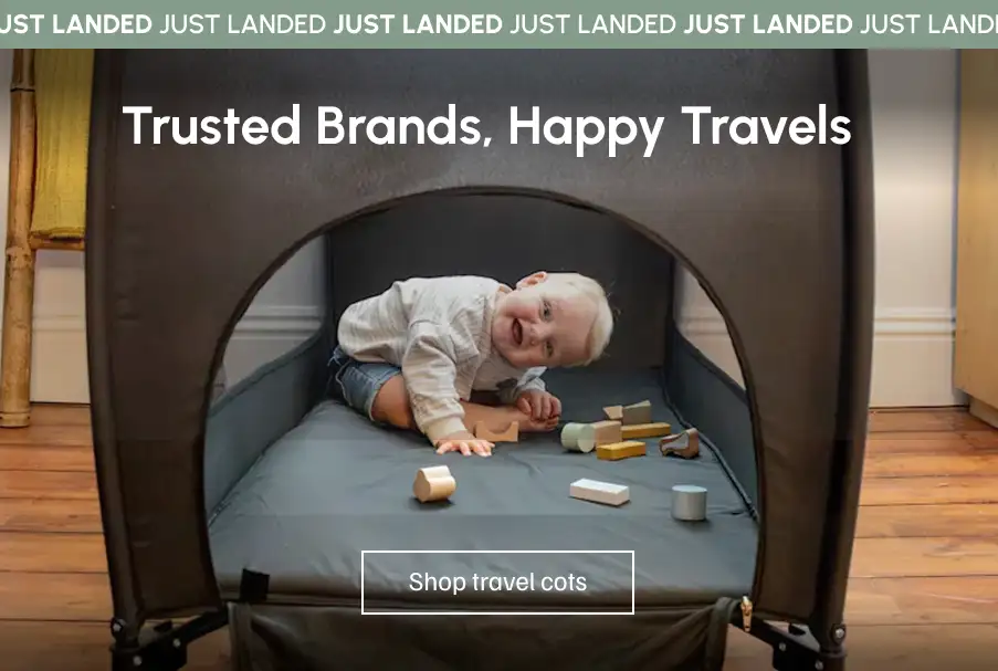 Travel Cots | Just Landed
