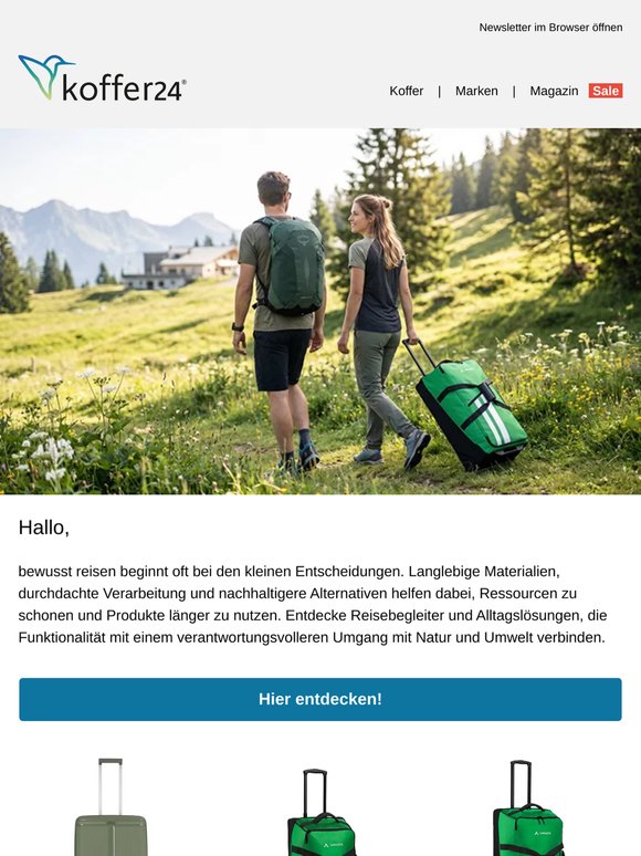 , unterwegs mit Blick auf Natur und Umwelt