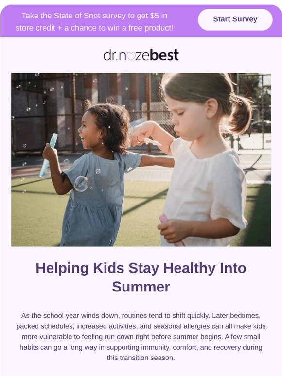 Healthy Habits for the End of the School Year