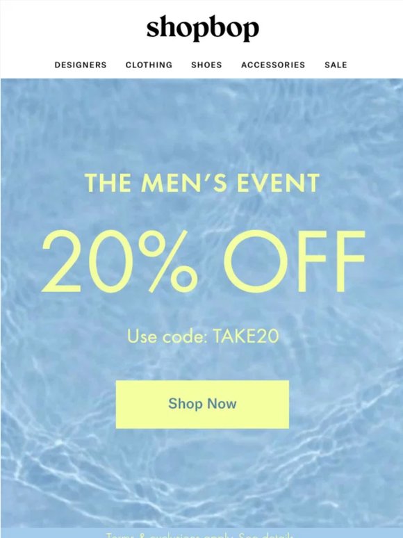SALE: 20% off