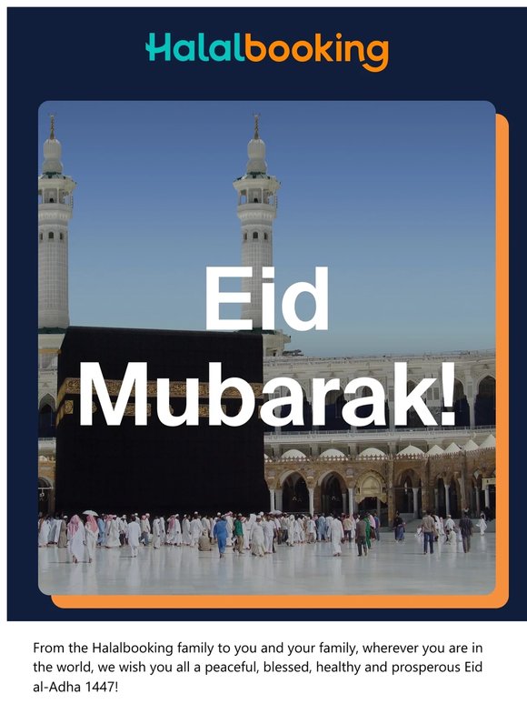 🐑 Eid Mubarak - wishing you a blessed Eid al-Adha
