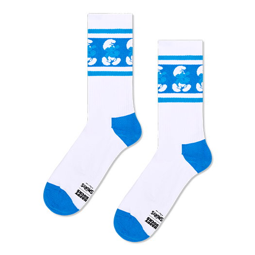 The Smurfs Striding Smurf Sneaker Sock