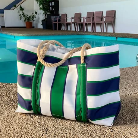 Preppy Stripe Pier Tote
