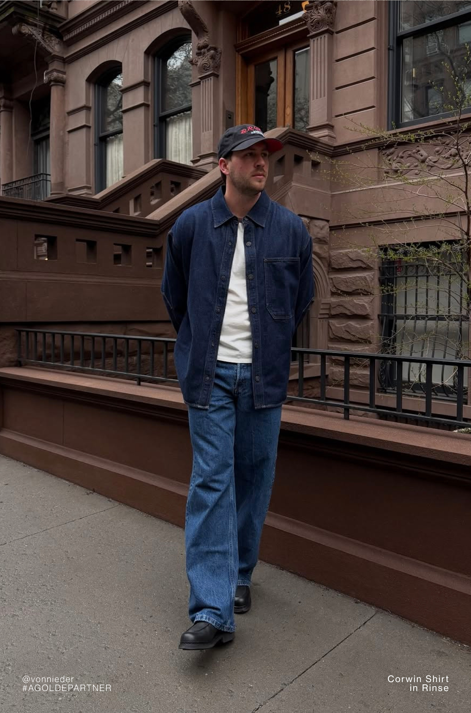 Corwin Shirt in Rinse