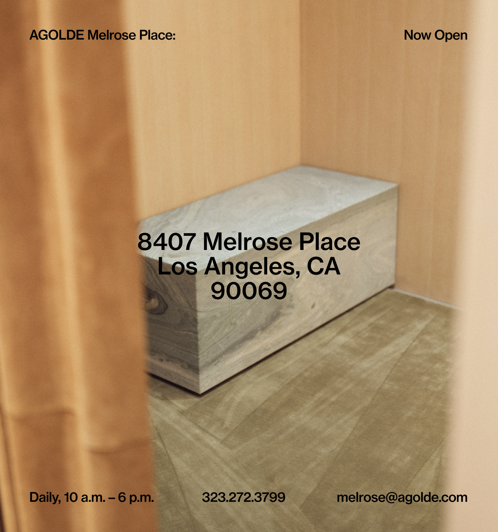 AGOLDE Melrose Place: Now Open
