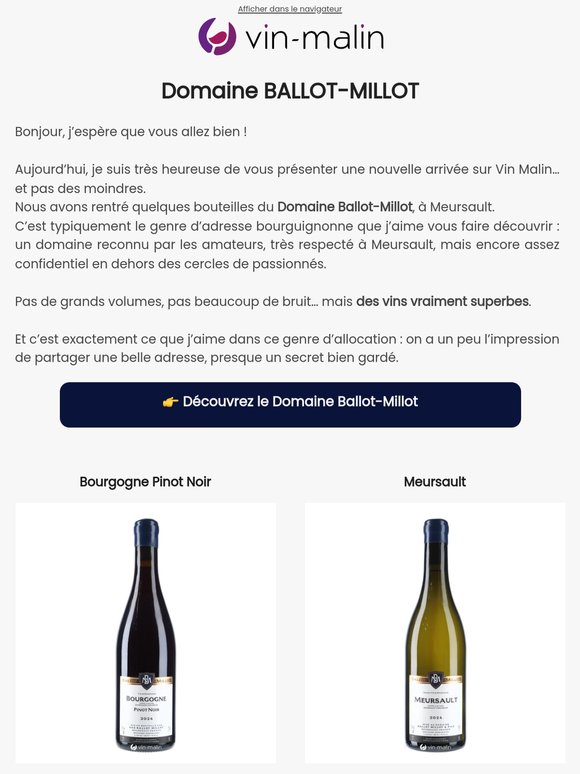 Ballot-Millot 2024 est arrivé 🤩