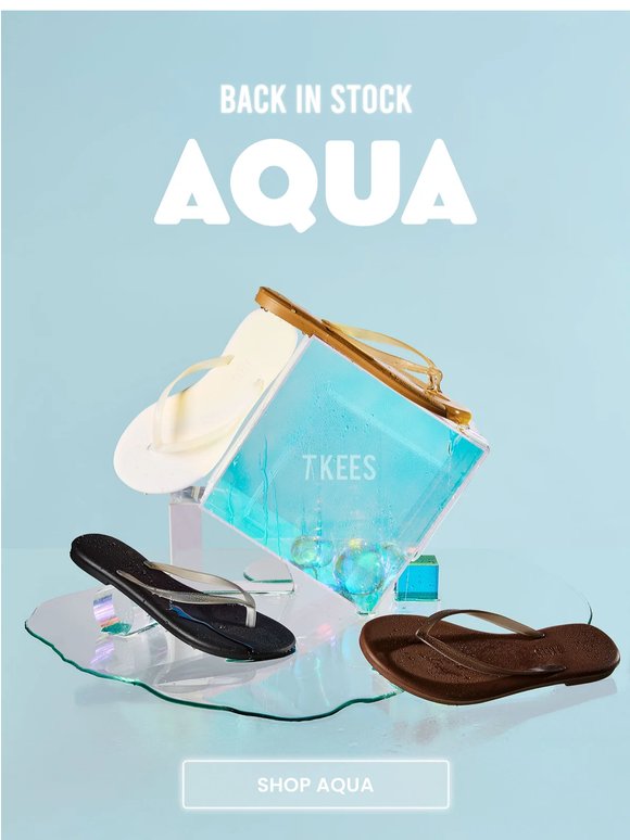 AQUA IS BACK IN STOCK