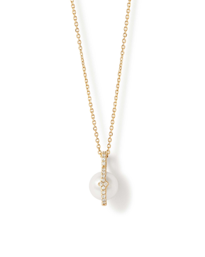 Pearl & Diamond Necklace
