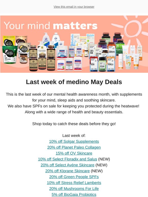 One More Week of May Deals 🌟 New deals on now!
