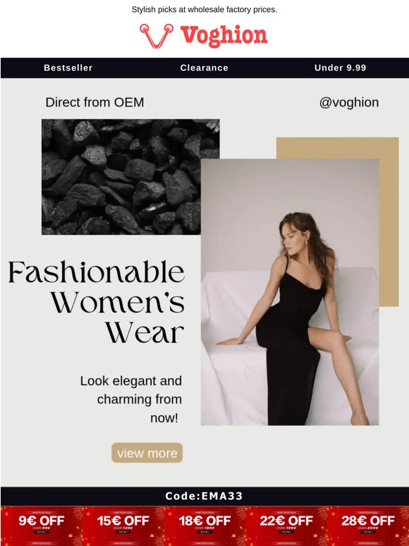 🎀 Fashionable Wear Up To 40% Off! [Code Inside]