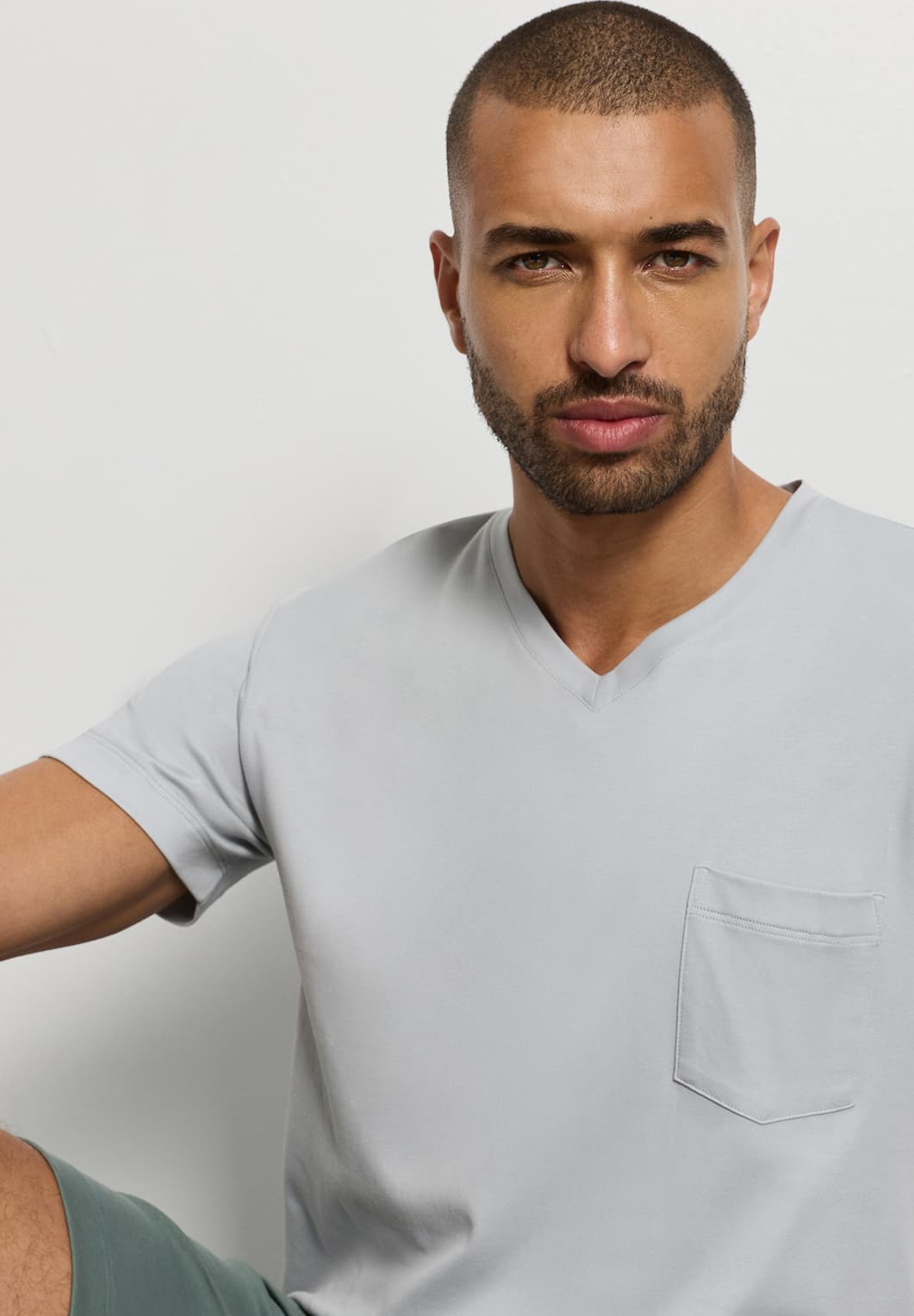 Night & Day  Cotton V-Neck Pajama Set