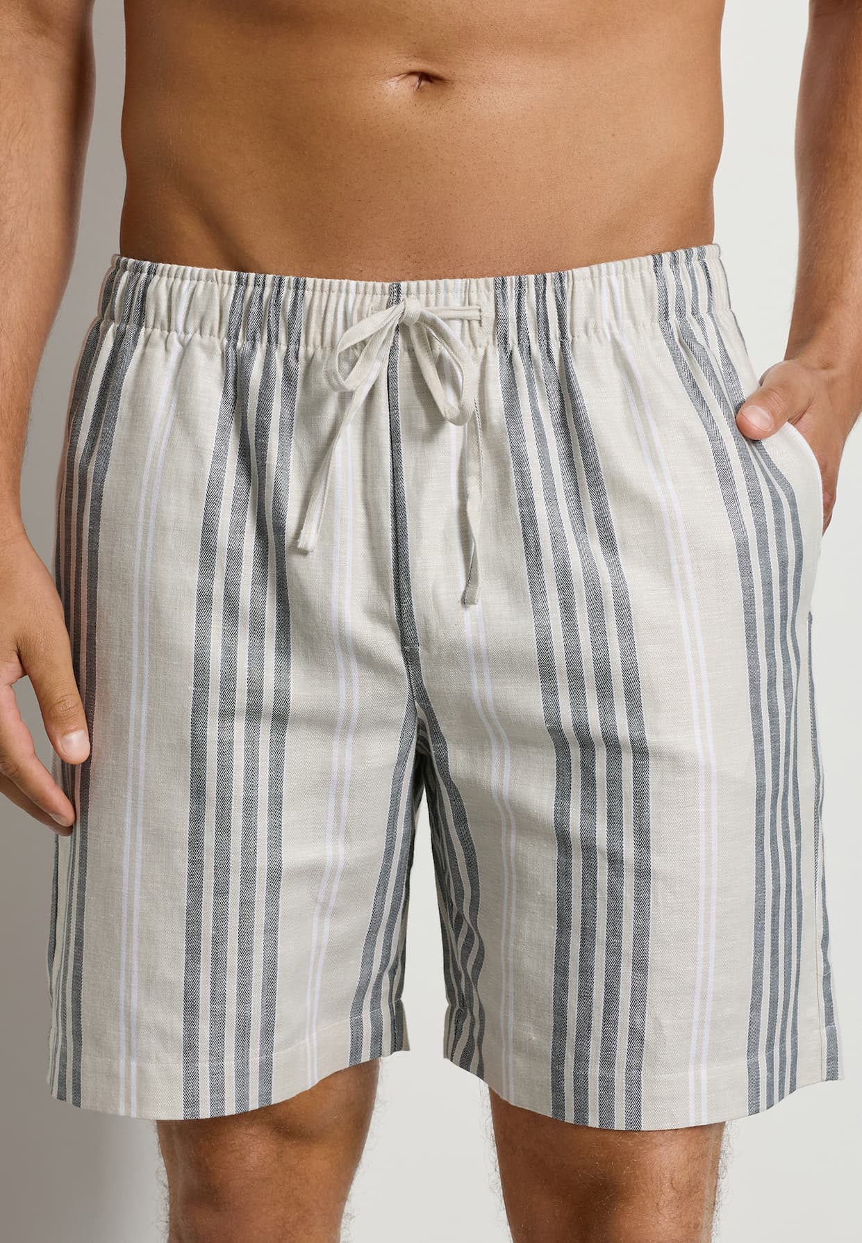 Urban Casuals  Linen and Cotton Woven Shorts