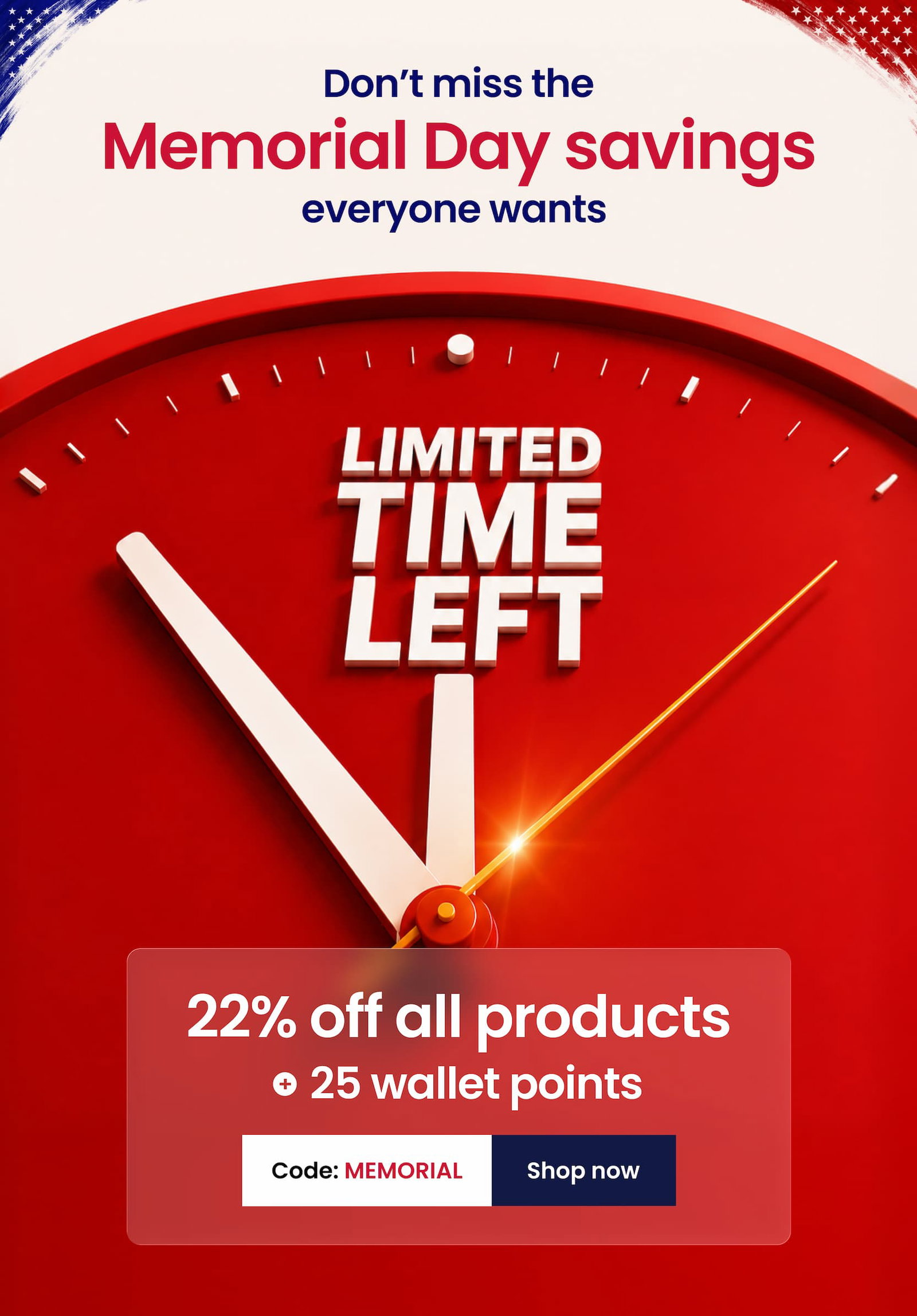 Limited time left