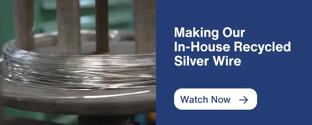 Making Our In-House Recycled Silver Wire: Watch Now