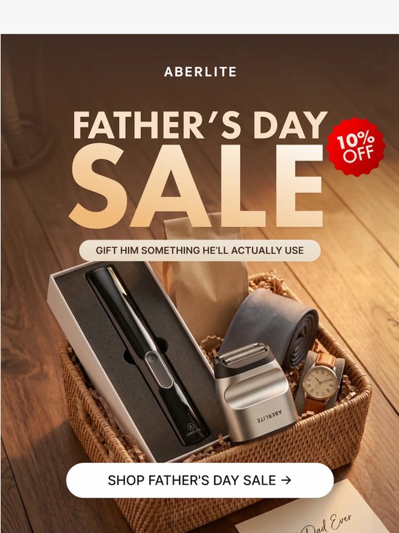 10% OFF Father's Day Gifts That Save Him 30 Minutes A Day