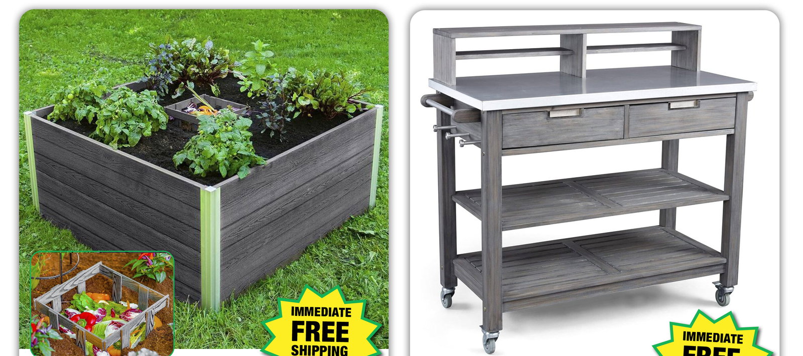Urbana 4' x 4' Keyhole Composting Garden - ONLY $69.99 After Rebate*!