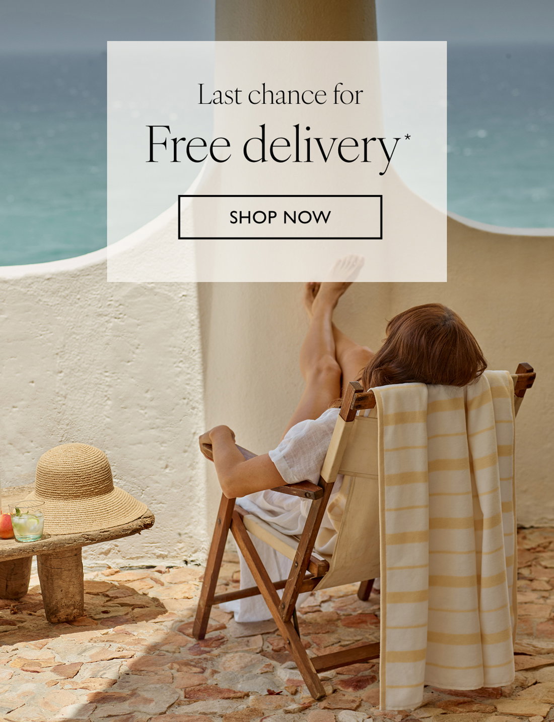 Last chance for Free Delivery* SHOP NOW