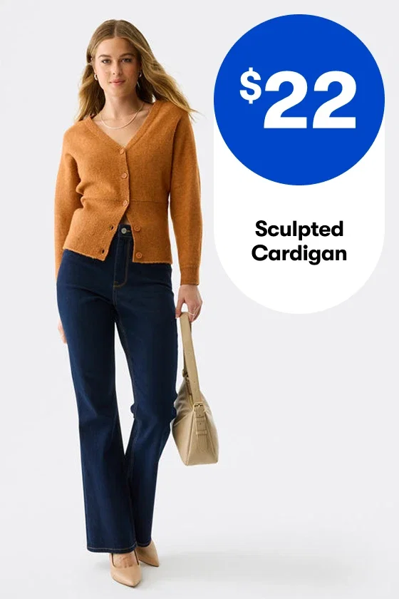 $22 Sculpted Cardigan