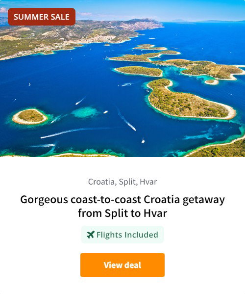 Gorgeous coast-to-coast Croatia getaway from Split to Hvar