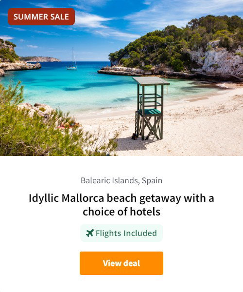 Idyllic Mallorca beach getaway with a choice of hotels