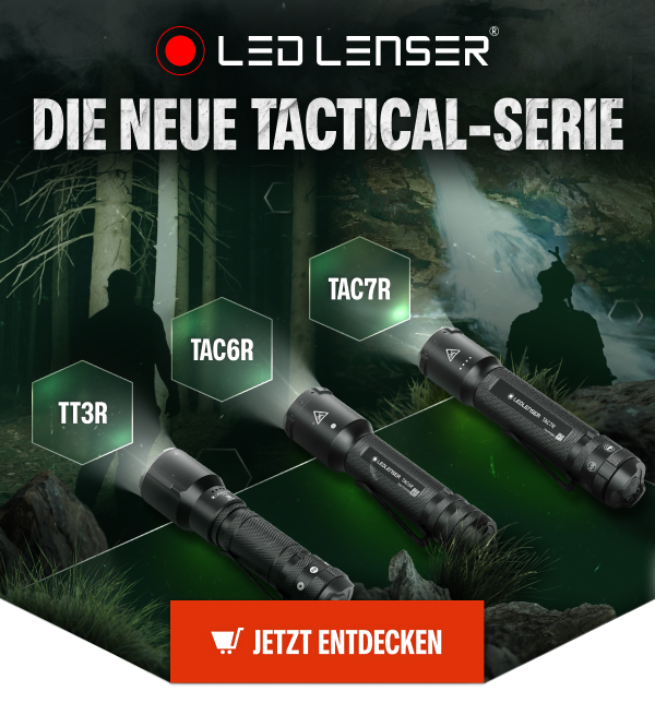 Die Ledlenser Tactical-Serie ist hier
