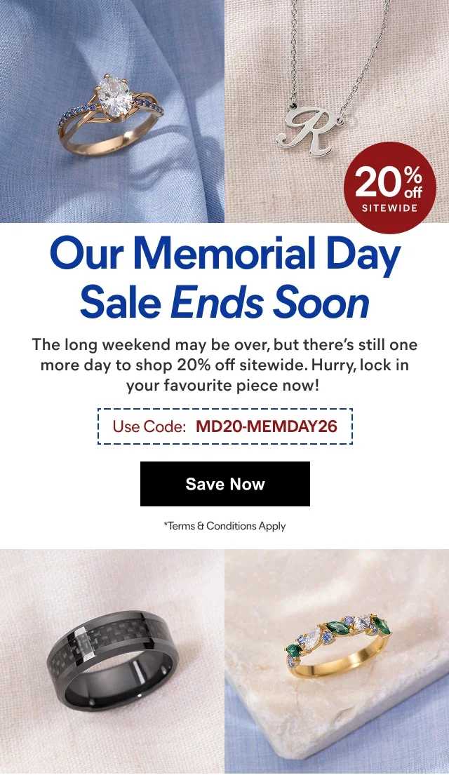 Our Memorial Day Sale Ends Soon