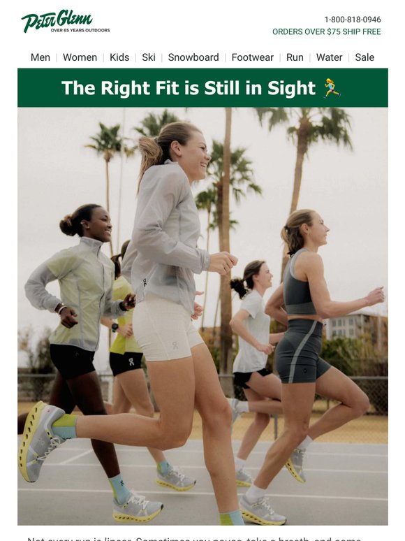 Still thinking about those running shoes?