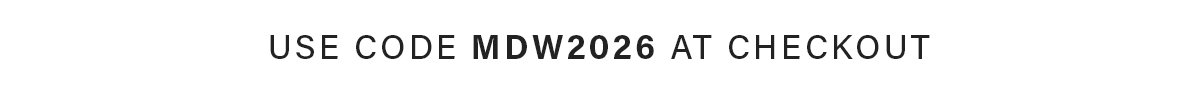 Use Code MDW2026 At Checkout