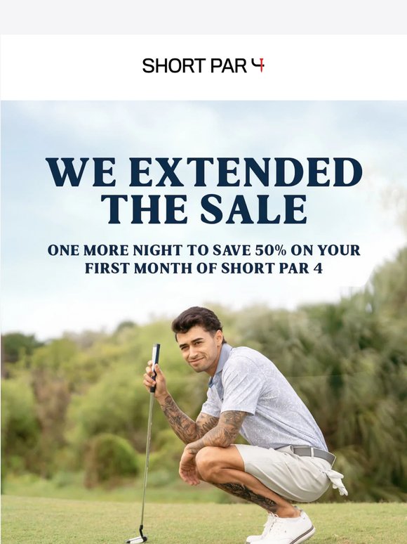 Memorial Day Extended: 50% Off Ends Tonight